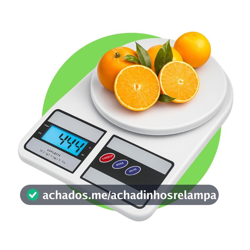 Balança Digital Precisão Cozinha Nutricional Pesar Alimentos Confeitaria Comida 0 A 10 Kg Profissional E Uso Domestico Base Antiderrapante Visor de Alta Definição Resistente Água Premium