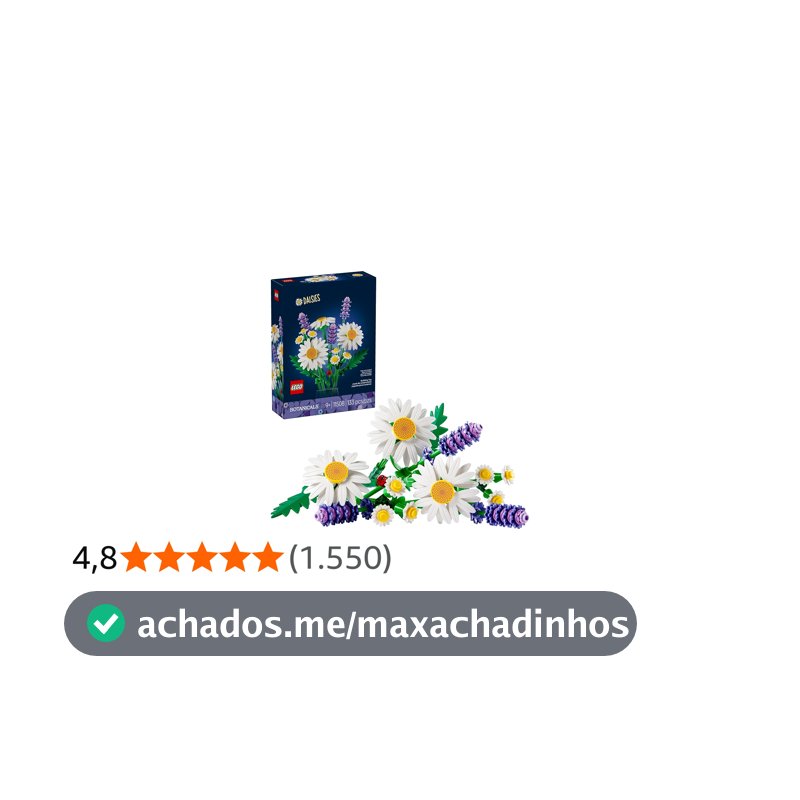 LEGO Botanicals Margaridas, Decoração de Flores 11508 (133 Peças)