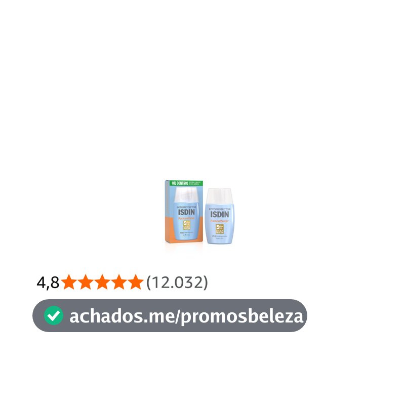 ISDIN Protetor Solar Facial Fusion Water 5 Stars