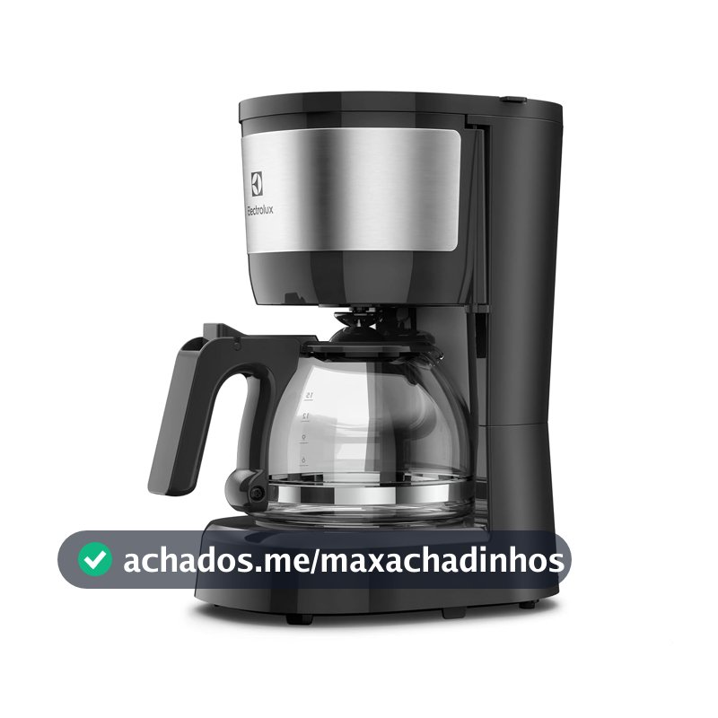 Electrolux Cafeteira Elétrica Inox filtro permanente removivel corta pingos capacidade 600ml 15 xicaras função manter aquecido sistema ECM10 220v