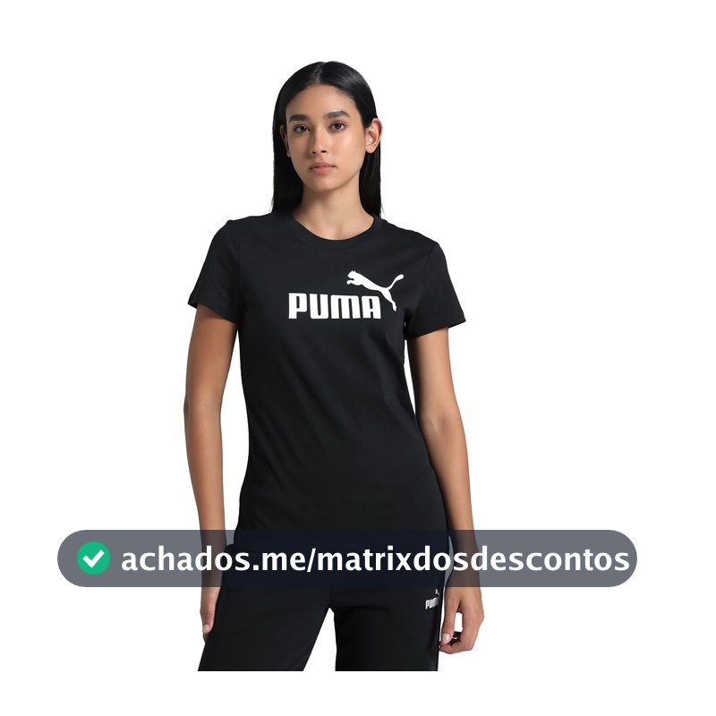 Camiseta Puma Ess No. 1 Logo Feminina