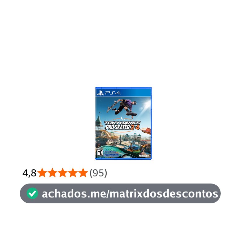 Tony Hawk's™ Pro Skater™ 3 + 4 – Standard Edition – PlayStation 4