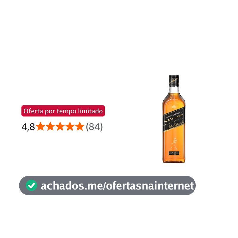 Whisky Johnnie Walker Black Label 500ml