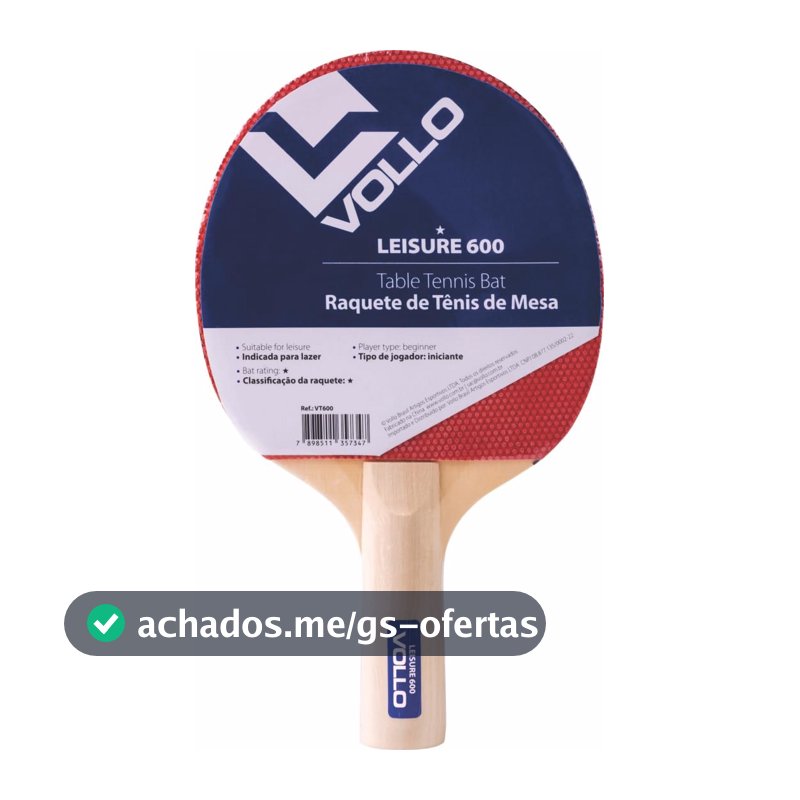 Vollo Raquete de Tênis de Mesa
