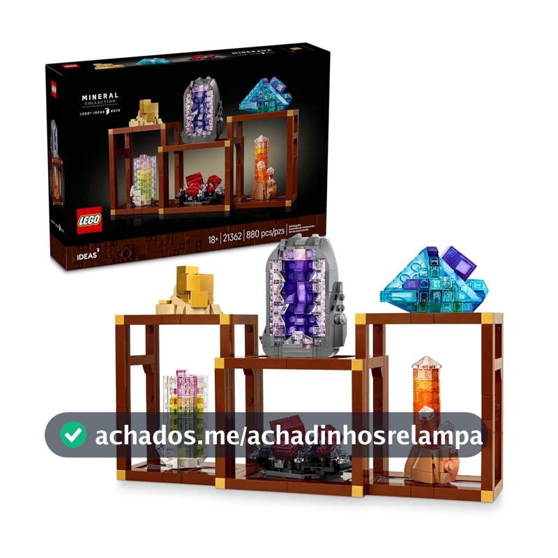 LEGO Ideas Coleção de Minerais 21362 (880 Peças)