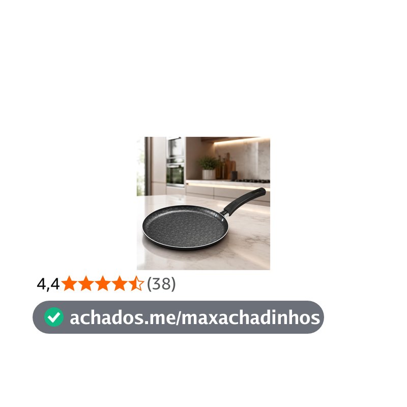 Frigideira Panquequeira Antiaderente Premium – Panquecas, Tapiocas, Crepes e Omeletes