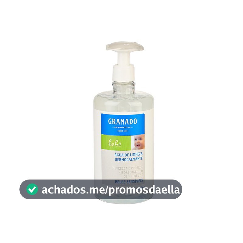 Granado Água De Limpeza Bebê, Peles Sensíveis, 500ml