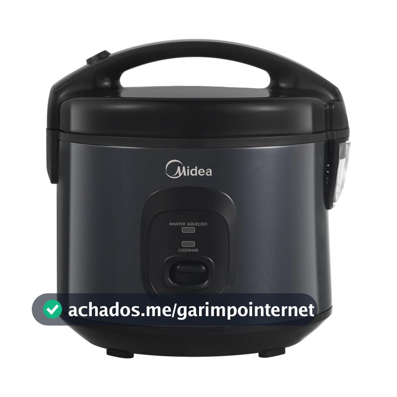 Panela de Arroz Elétrica 3L Preta Midea