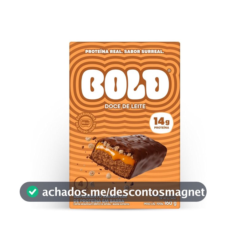 BOLD Doce de Leite 14g Kit com 4 Unidades