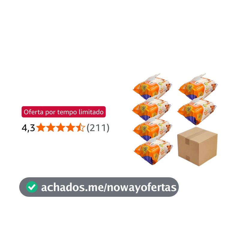 Lenços umedecidos toalhas umedecidas premium kit 6 Pacotes com 140 unid. Super Baby Green Proteção do Bebê Na Caixa