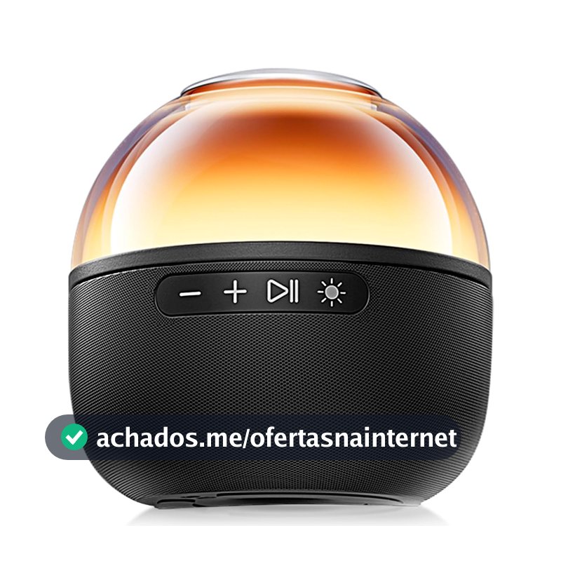 AOC ACS3351 Caixa de Som Bluetooth Portátil, Iluminação RGB, TWS,14 Horas