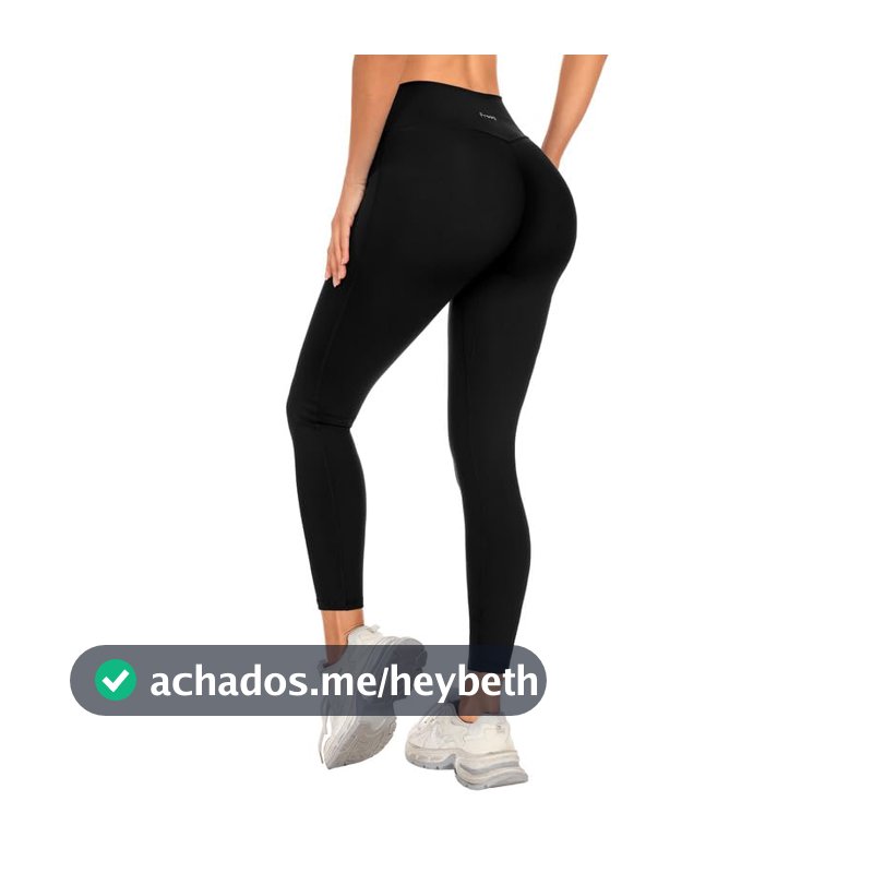 Kit 2 Conjunto Treino Top e Legging Sem Transparência com Bolso Roupa de Academia Feminina Calça Legging para Yoga