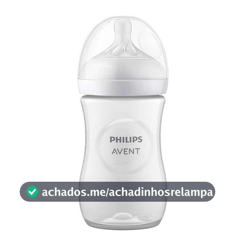 Philips Avent Mamadeira Pétala 3.0 9oz/260ml com Bico de Fluxo Médio (Fluxo 3), Azul, SCY903/01