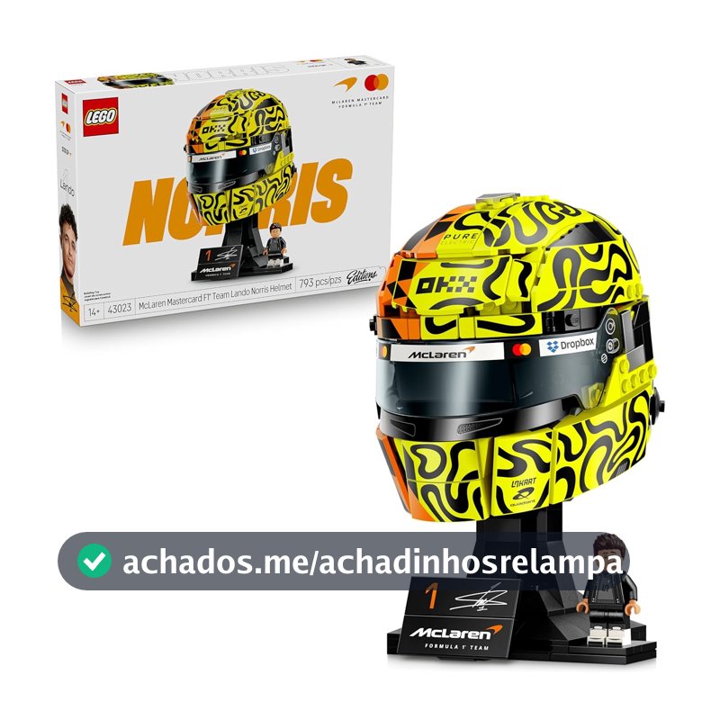 LEGO Editions Capacete do Lando Norris da McLaren Mastercard F1 Team 43023
