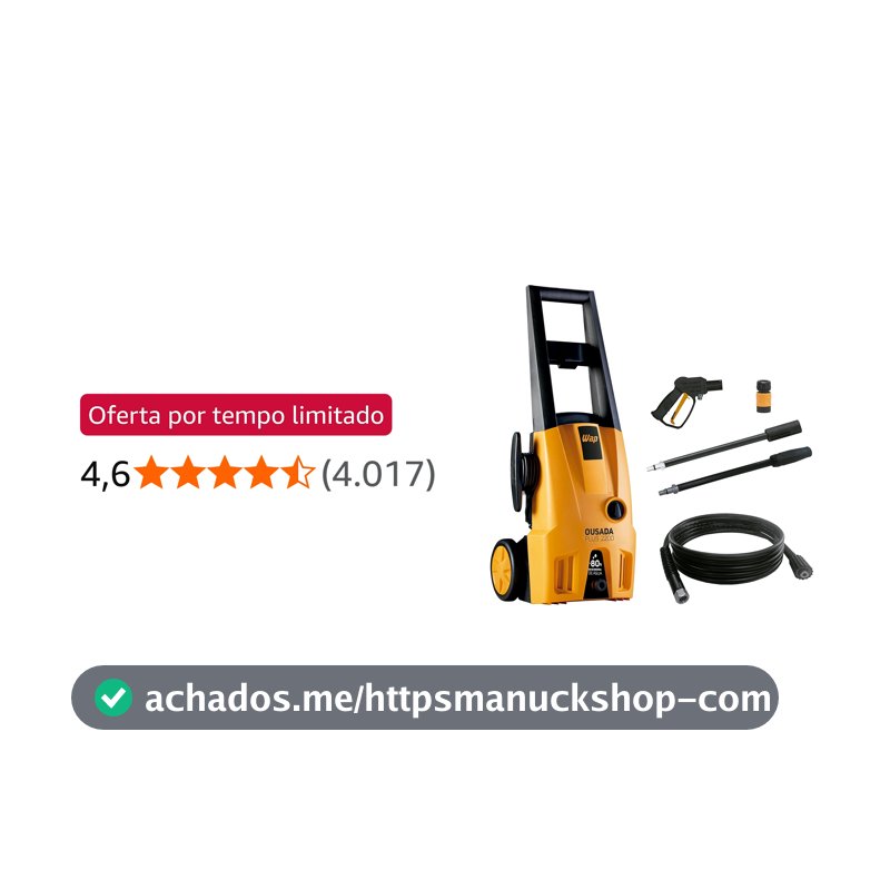 WAP Lavadora de Alta Pressão Ousada Plus 2200, 1500W, 220V