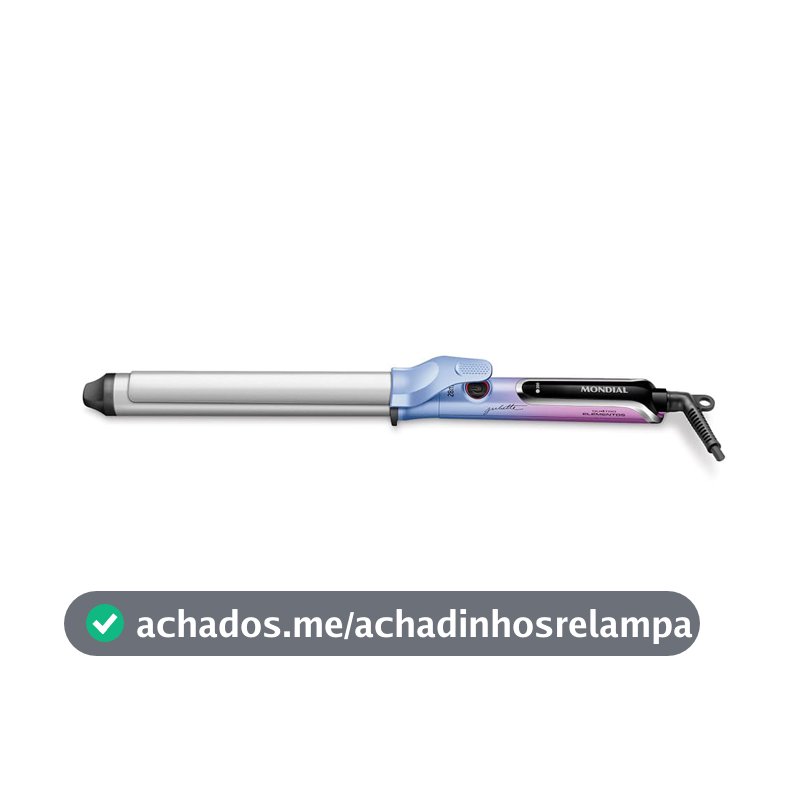 MONDIAL Modelador de Cachos By Juliette, Azul/Rosa, Bivolt - MC-JU-03
