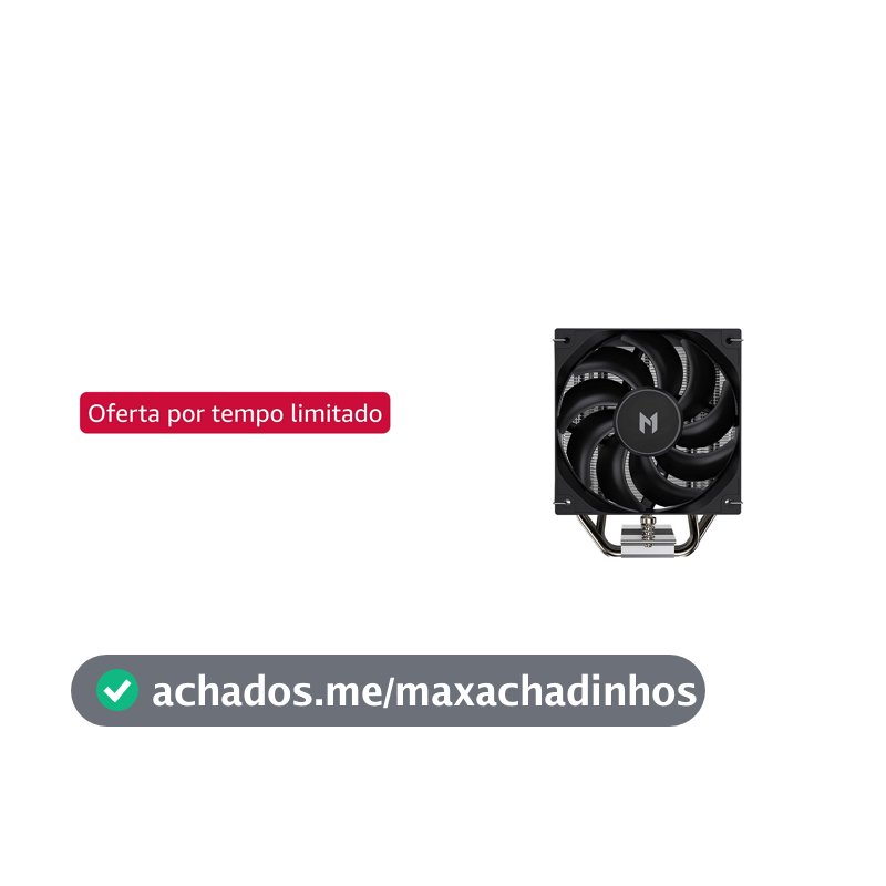 Air Cooler Mach1 Boreal, Digital, Amd e Intel, 120mm, Preto - B40 Dig V2