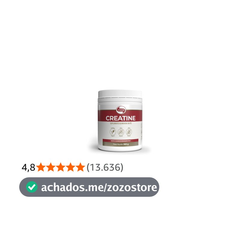 Vitafor - Creatine Creatina Monohidratada - 300g