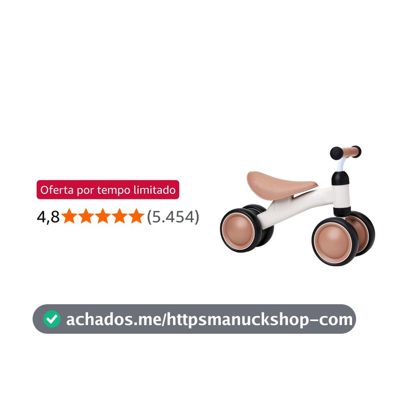Bicicleta De Equilibrio Buba, 4 Rodas