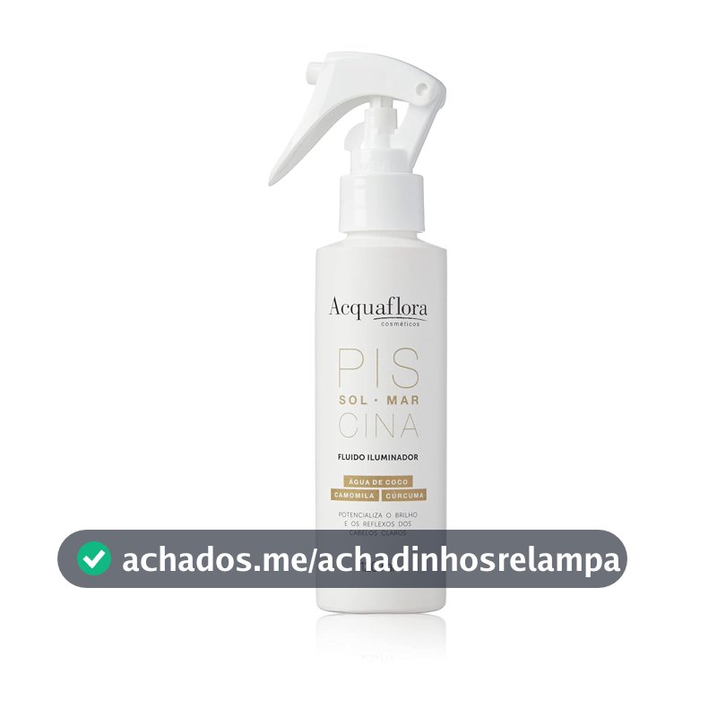 Fluido Iluminador Acquaflora Sol Mar Piscina 120 Ml