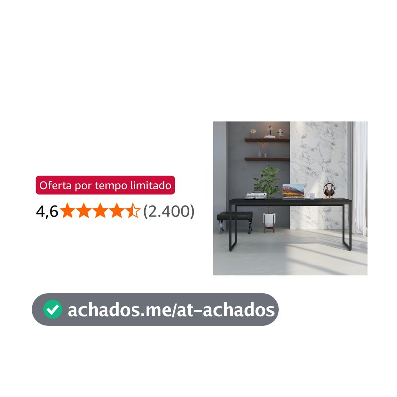 Mesa Dynamica Diretor 180X60X75cm