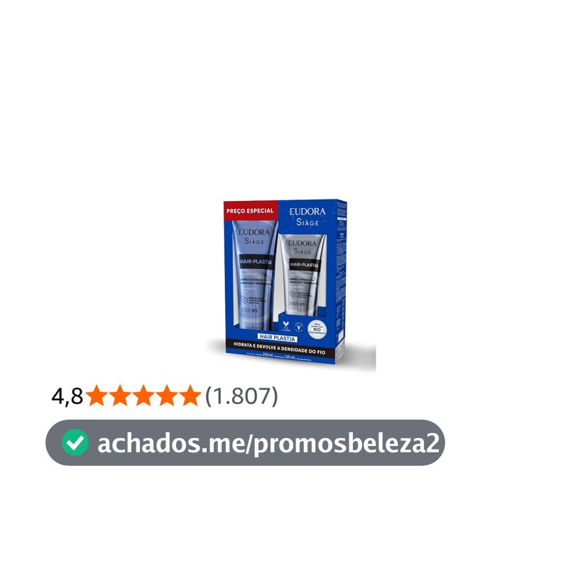 Eudora SIàge Promopack Hair-Plastia
