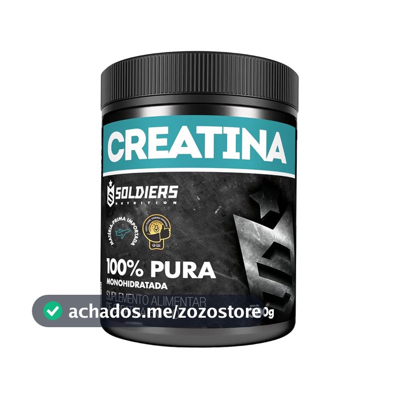 Soldiers Nutrition Creatina Monohidratada Pote 300g