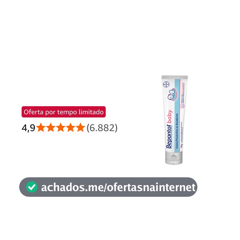 Bepantol Baby Pomada Assadura Bebe, Hipoalergênica, 30g