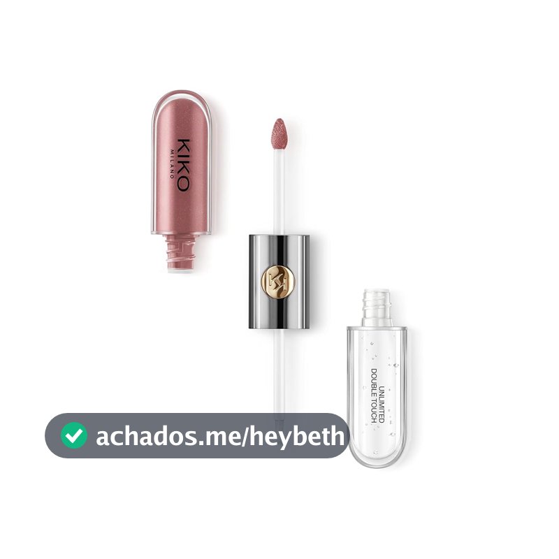 KIKO MILANO, Unlimited Double Touch, Batom e Gloss Incolor, Cor