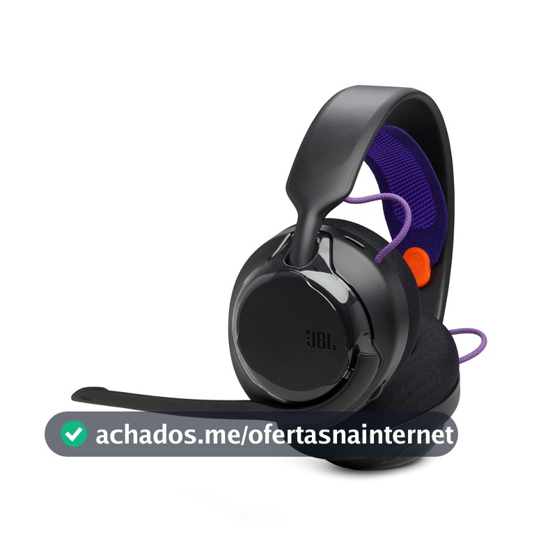 JBL, Fone de Ouvido Gamer, Headset, Quantum 250, Cancelamento de Ruído - Preto