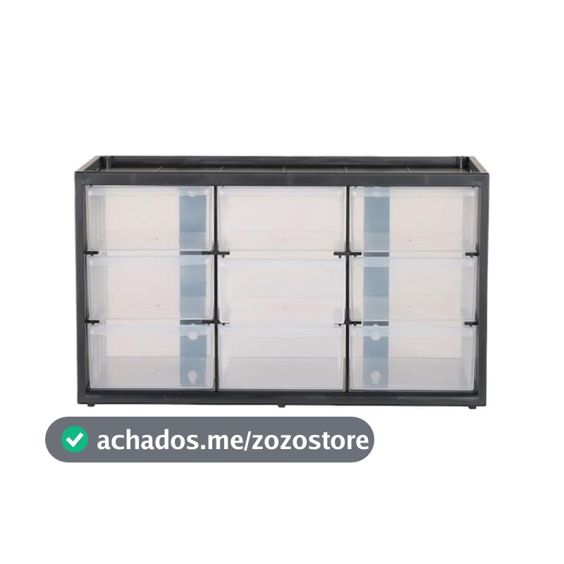 CRAFTSMAN Sistema organizador de armazenamento de plástico, 9 compartimentos, modular, home office (CMST40709)