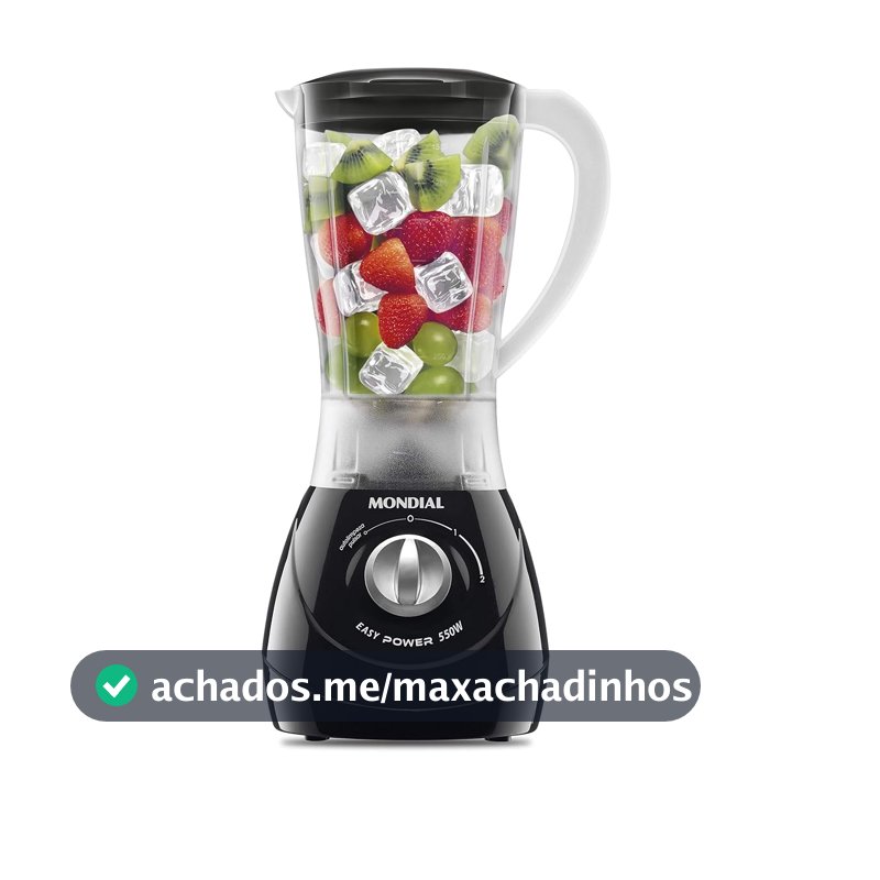 MONDIAL Liquidificador Easy Power, Preto, 550W, 110V - L-550-B