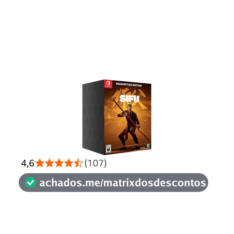 Maximum Entertainment Sifu: Redemption Edition Nintendo Switch