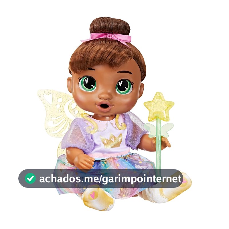 Baby Alive Fairy Fashions Sophia Sparkle Boneca Bebê
