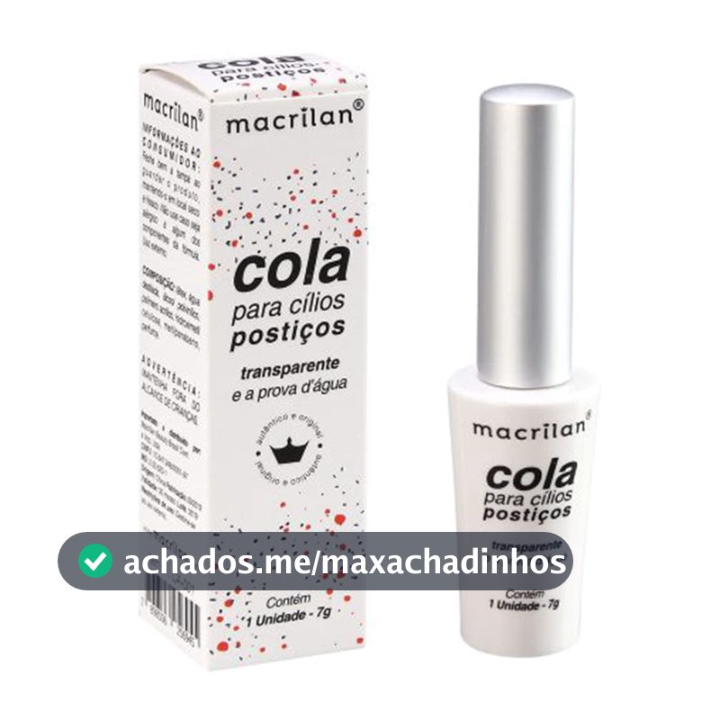 Macrilan Cola Para Cílios Postiços. Transparente. - Ca-001