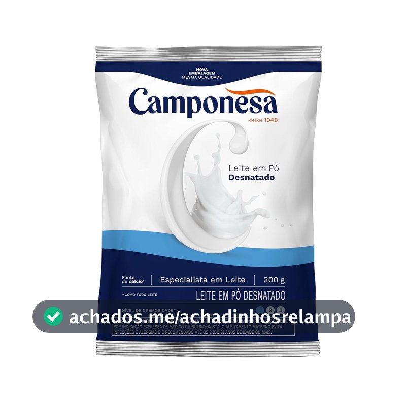 Camponesa - Leite em Pó Desnatado 200g