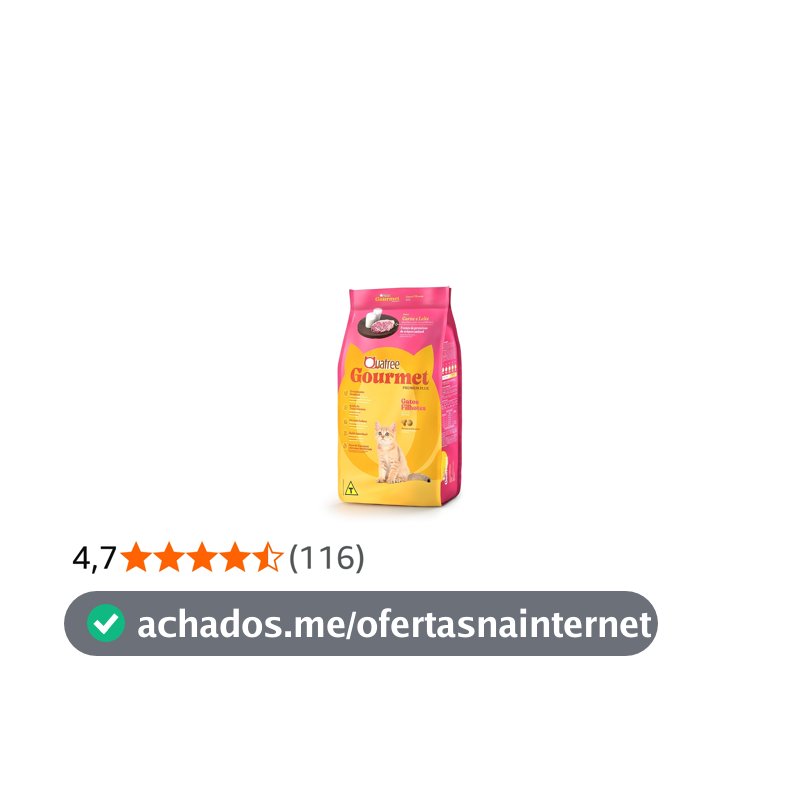 Quatree Gourmet Ração para Gatos Filhotes 10.1kg