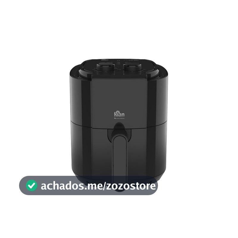 Panela Elétrica Air Fryer Kian Af-105p 3,5l 1200w Preto 220V