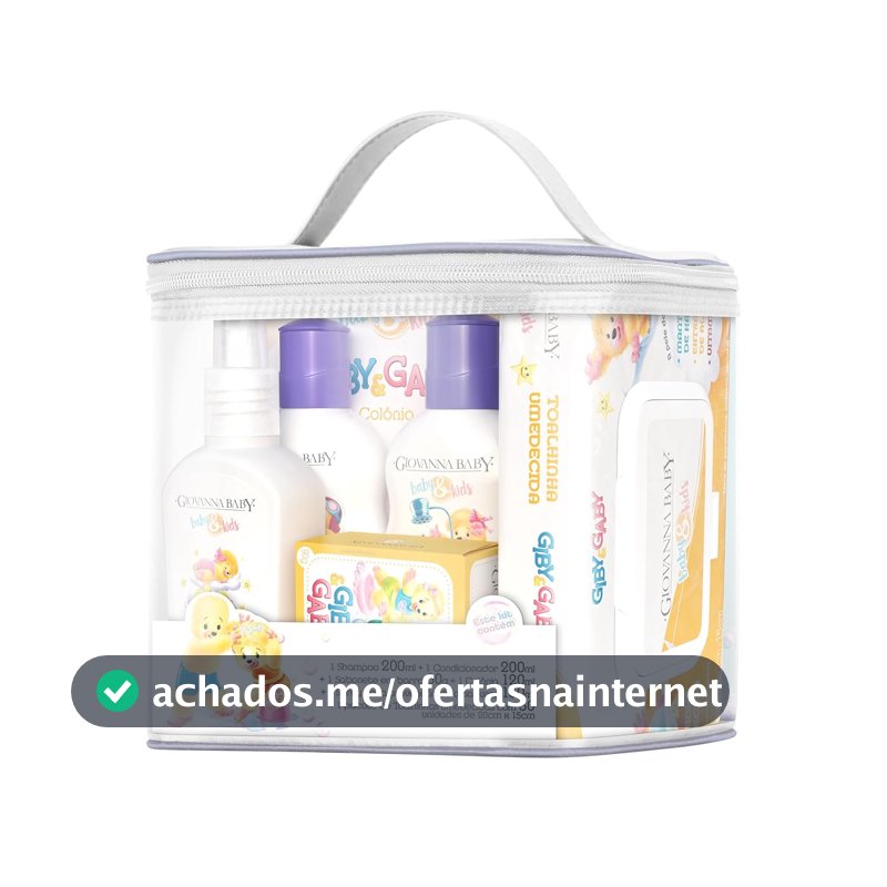 Kit Giby Gaby Shampoo 200ml Condicionador 200ml Sabonete 80g Colônia