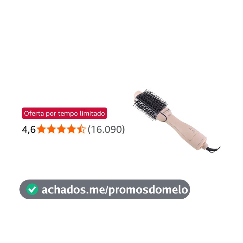 Britânia Escova Secadora Soft 4 em 1 1300W BEC07R Bivolt Plástico Rosa