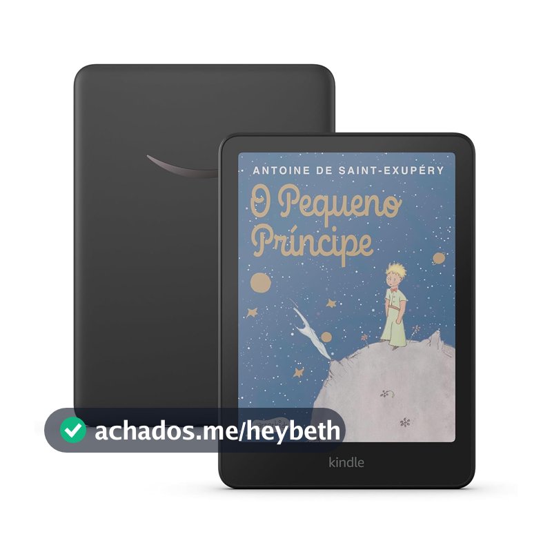 Amazon Kindle Colorsoft 16 GB (modelo 2024) - Com tela colorida e temperatura de luz ajustável - Cor Preta