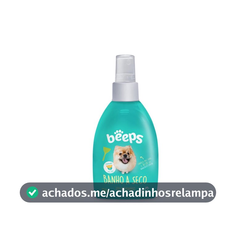 Beeps Banho a Seco 200ml Cães e Gatos Pet Society