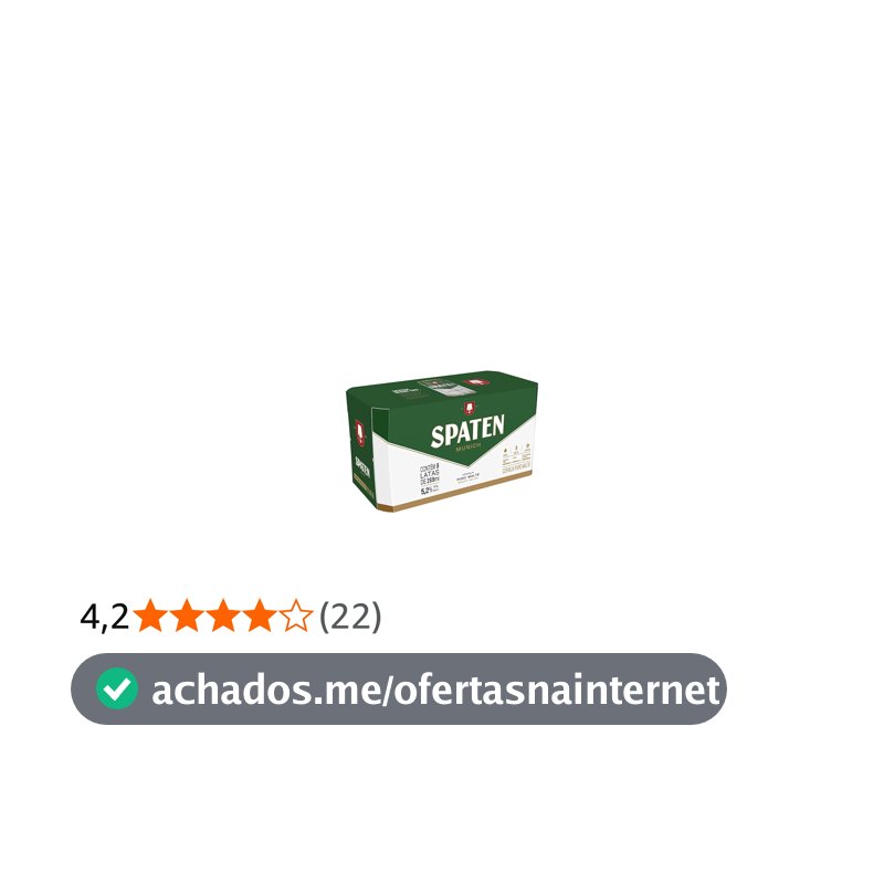 Cerveja Spaten, Puro Malte, Lata 269ml, Pack com 8 unidades