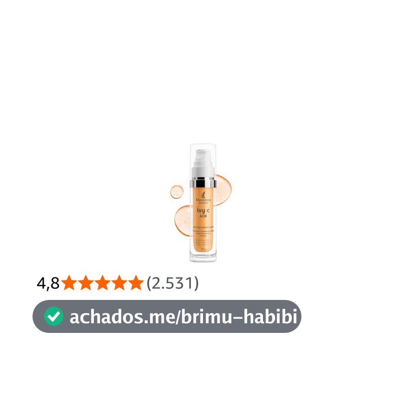 MANTECORP - Gel Rejuvenescedor Facial Ivy C AOX - Vitamina C Pura Nanoencapsulada, Ácido Hialurônico e Retinol, Redução de Rugas em 7 Dias - 30g