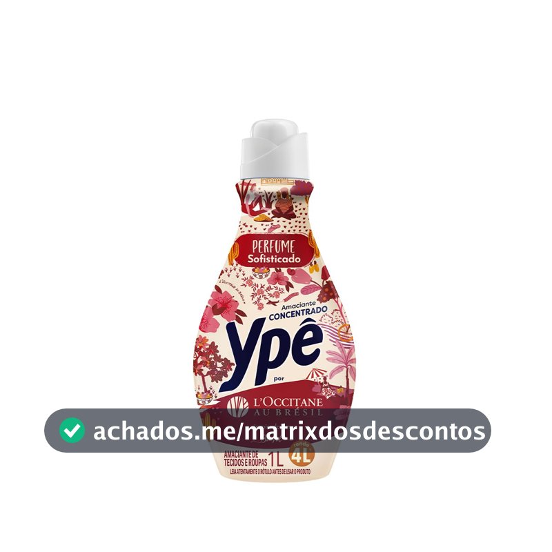 Ypê Amaciante Concentrado, L'OCCITANE au Brésil, Brésil, 1L