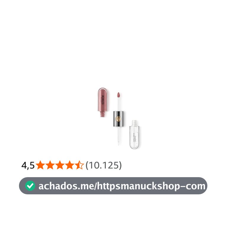 KIKO MILANO, Unlimited Double Touch, Batom e Gloss Incolor, Cor