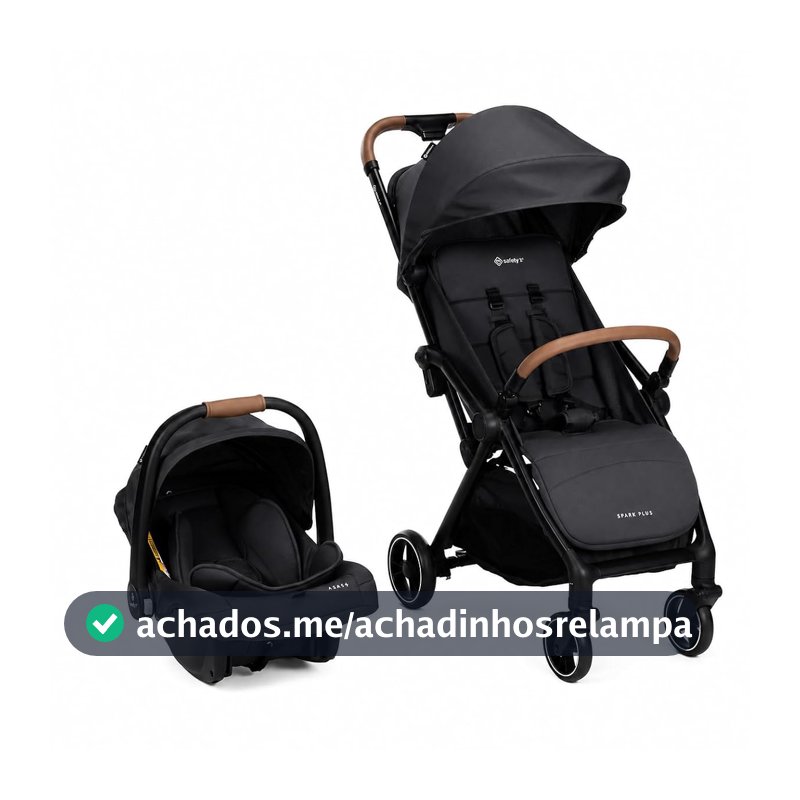 Travel System Safety 1st, Spark Plus Duo, 0 meses a 22 kg, Black Graphite
