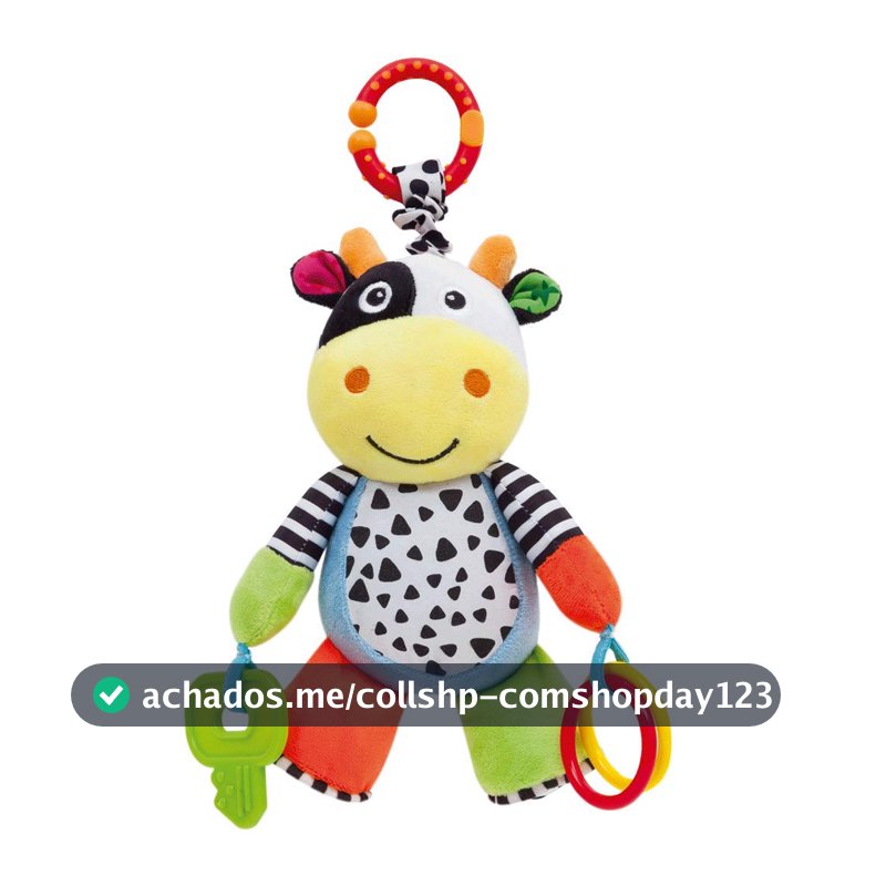 Brinquedo de Atividades Vaquinha Buba, Multicor