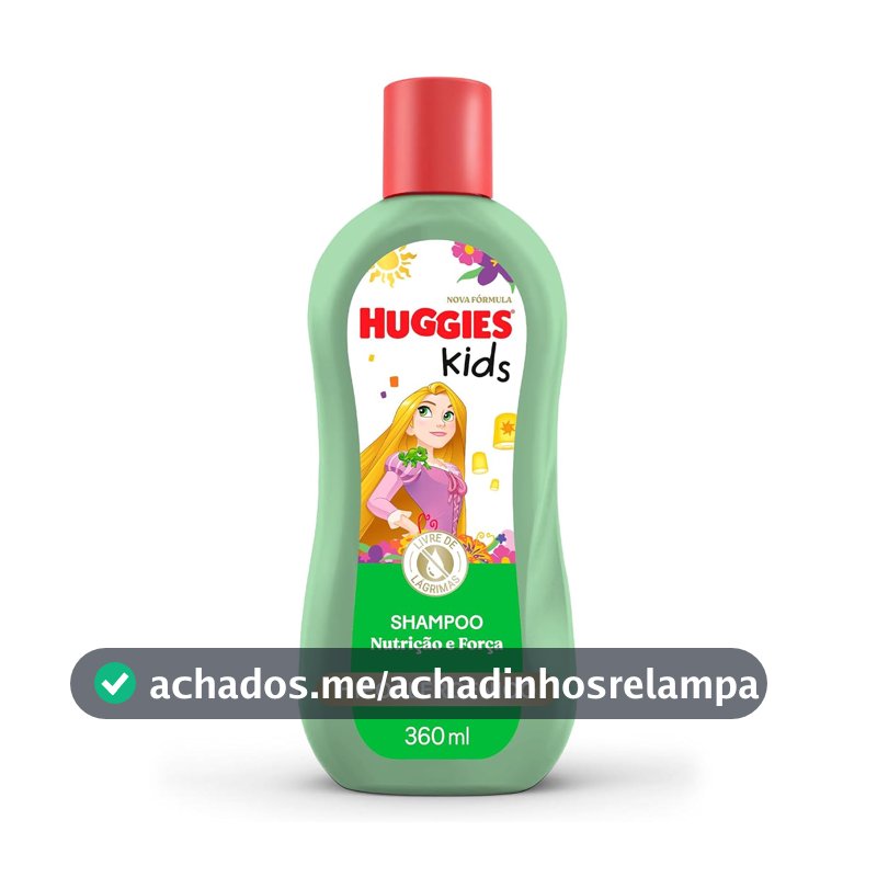 Shampoo Huggies Kids Nutrição e Força Enrolados 360 ml