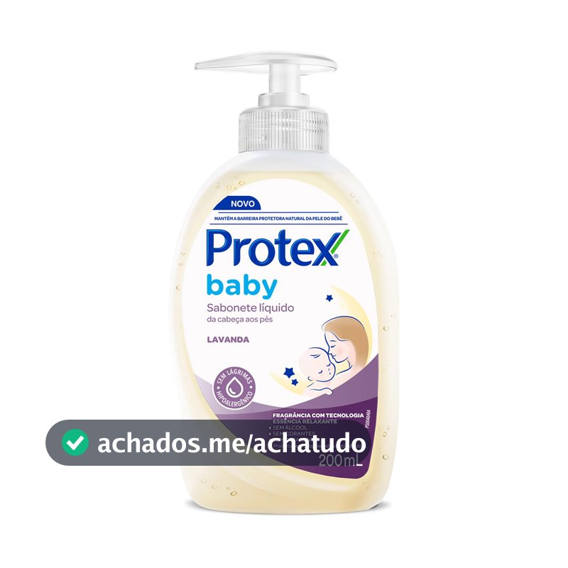 Protex Baby Lavanda Sabonete Líquido Infantil, 200ml